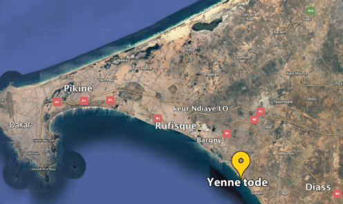 EMplacement Yenne Tode